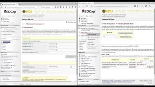 REDCap screenshot