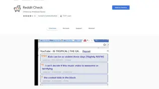Reddit Check screenshot