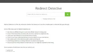 Redirect Detective screenshot