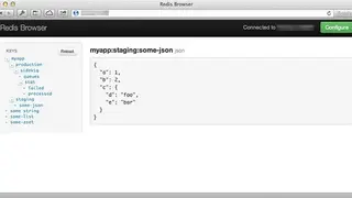 Redis Commander screenshot