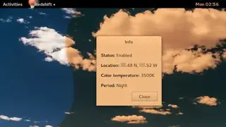 Redshift screenshot