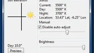 RedshiftGUI screenshot