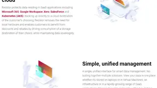 Redstor Backup and Archiving screenshot