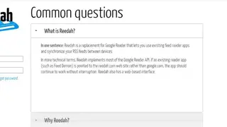 Reedah screenshot