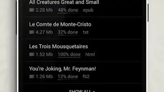 Reedy. Intelligent reader screenshot