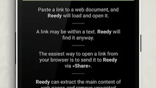 Reedy. Intelligent reader screenshot