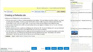 Referata screenshot
