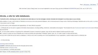 Referata screenshot