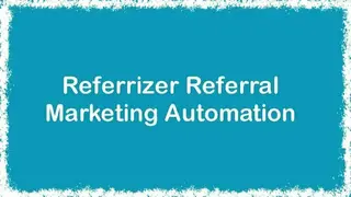 Referrizer Referral Marketing Automation screenshot