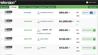Refersion screenshot