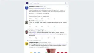 Refined Twitter screenshot
