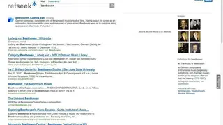 Refseek screenshot
