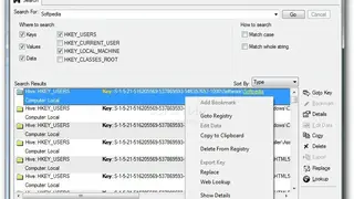 RegEditX screenshot