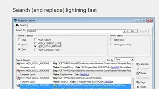 RegEditX screenshot