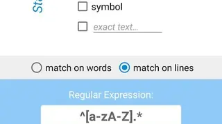 RegEx Generator screenshot