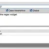 Regex Widget