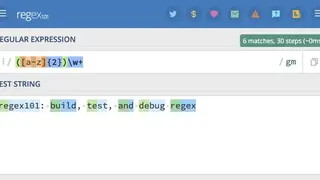 Regex101 screenshot