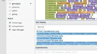 Regex101 screenshot
