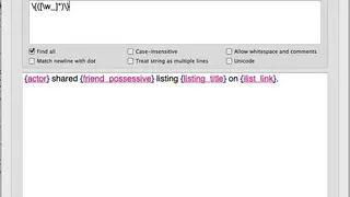 RegExhibit screenshot