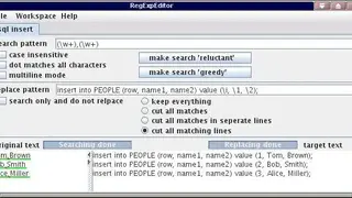 RegExpEditor screenshot