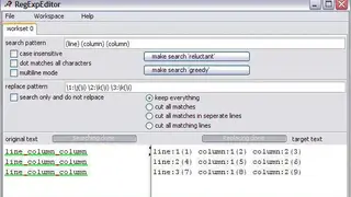 RegExpEditor screenshot