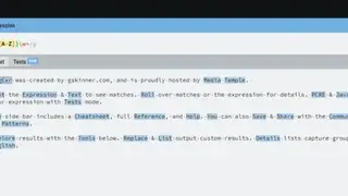 Regexr screenshot