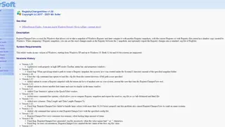 RegistryChangesView screenshot
