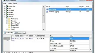 RegistryViewer screenshot