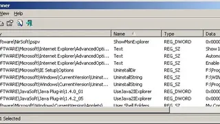 RegScanner screenshot