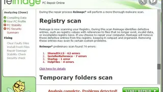 Reimage screenshot