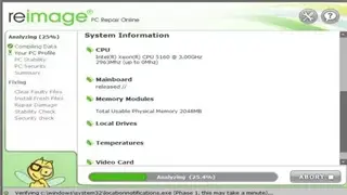 Reimage screenshot