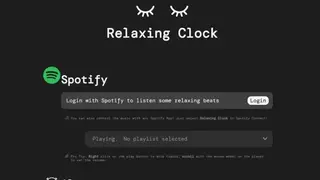 Relaxing Clock screenshot