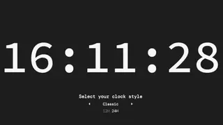Relaxing Clock screenshot