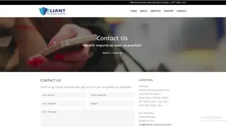 Reliant Processing Services screenshot