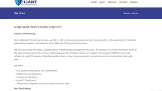 Reliant Processing Services screenshot