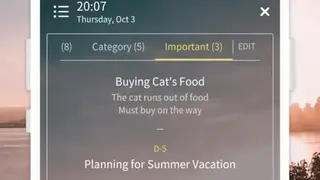 Reminder : Memo, D-day, to-do list, task list screenshot