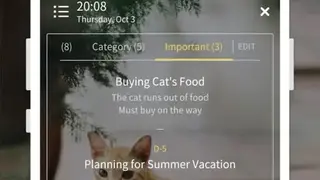 Reminder : Memo, D-day, to-do list, task list screenshot