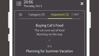 Reminder : Memo, D-day, to-do list, task list screenshot