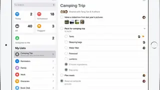 Reminders screenshot