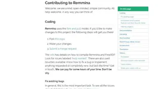 Remmina screenshot