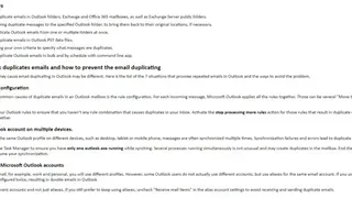 Remove Duplicate Messages for Outlook screenshot