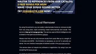 Remove-Vocals screenshot