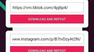 Repost for Instagram free TikTok video downloader screenshot