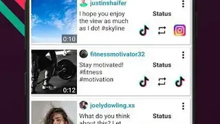 Repost for Instagram free TikTok video downloader screenshot
