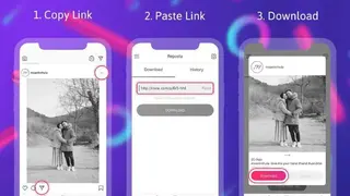 Reposta photos, videos screenshot