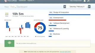 RescueTime screenshot
