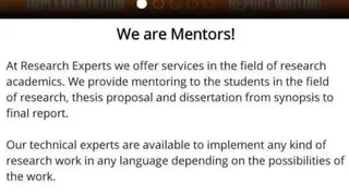 Research Experts screenshot