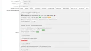 ResellerClub Cloud Hosting screenshot