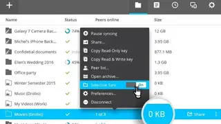Resilio Sync screenshot