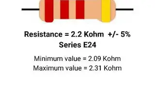 Resistance value calculation screenshot